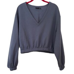 Urban Outfitters Out From Under Raleigh V-Neck Pullover Sweater Sweatshirt